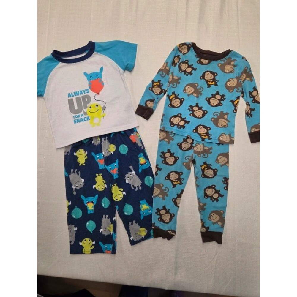 Carter's Baby Boy 2-Pack Pajama Set (Size 18 month)